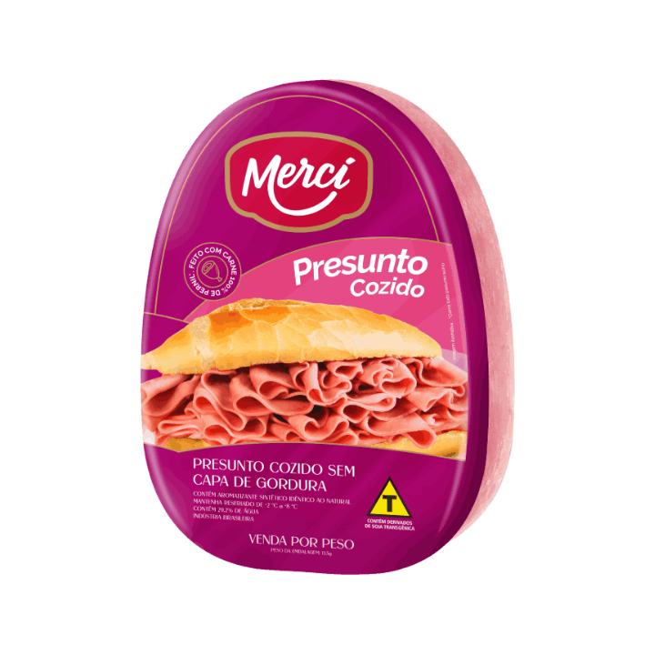 Presunto Suíno Cozido 12kg - Mercí